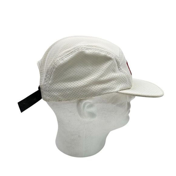 Supreme Perforated Reflective Camp Cap White 2016 5 Panel Skate Hat - Picture 5 of 9